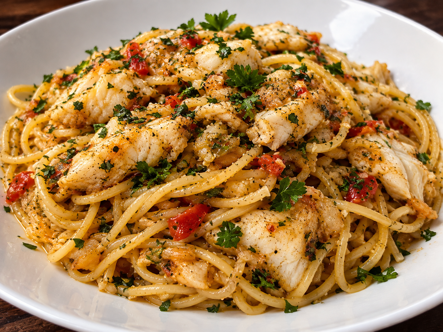 Spaghetti w/ Morue