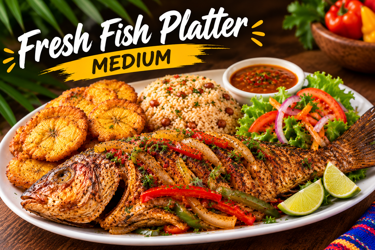 Fresh Fish Platter — Medium