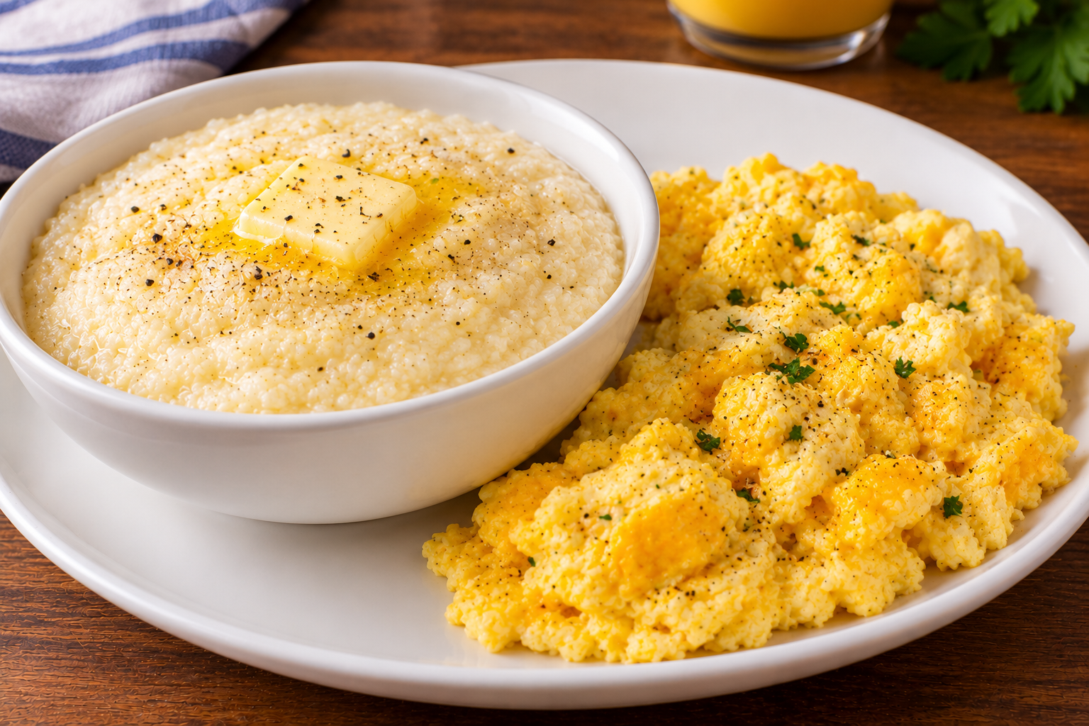 Grits w/ Eggs