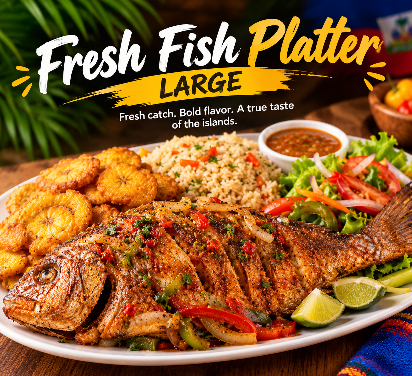 Fresh Fish Platter — Large