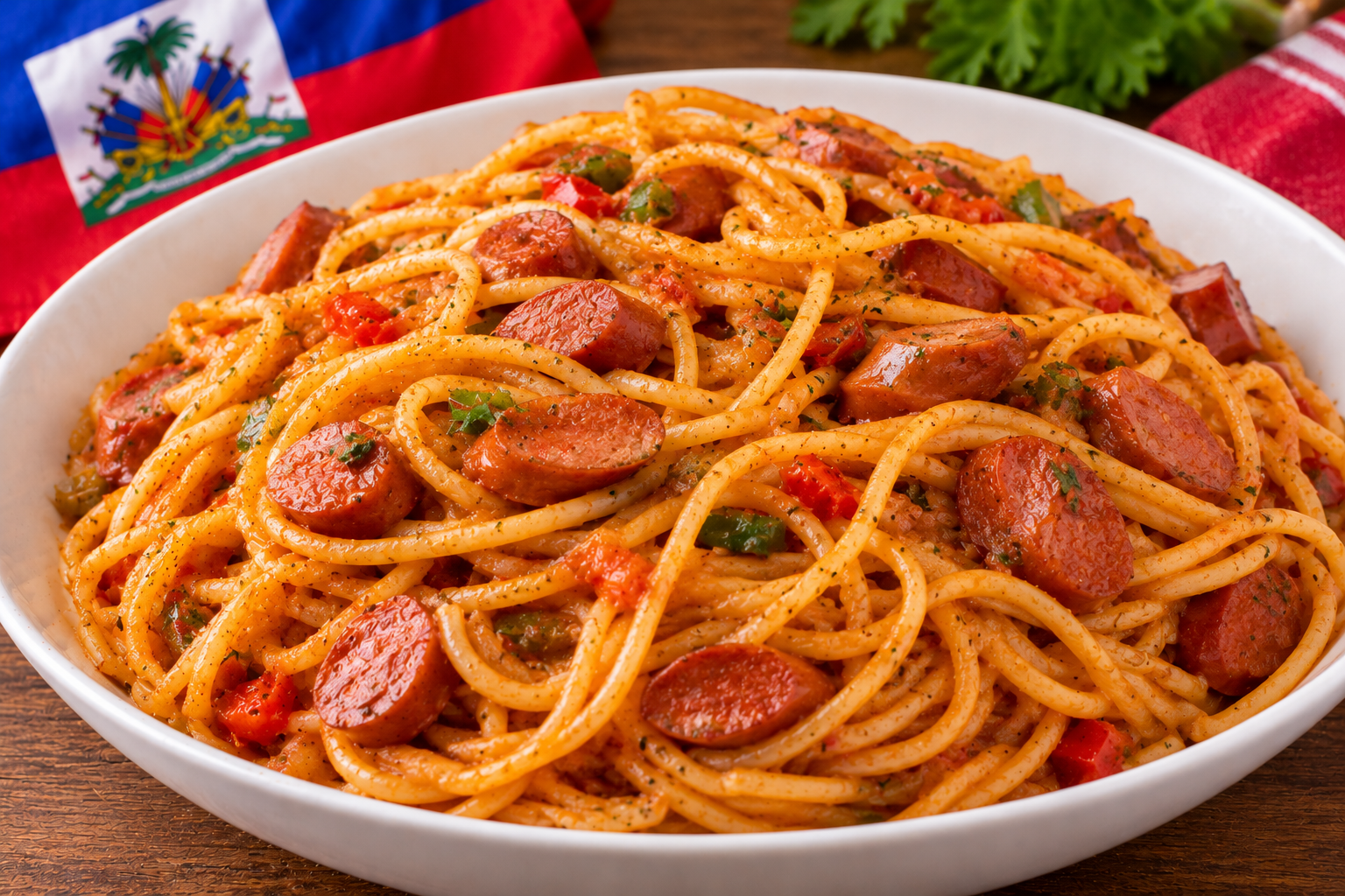 Spaghetti w/ Hotdog