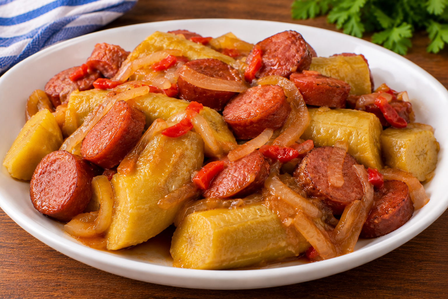 Banann w/ Sausage